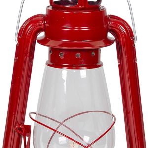 Stansport 12" Hurricane Lantern (127), 12inch, Red